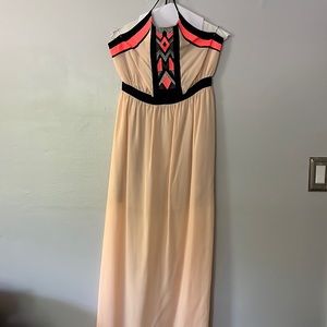 Embroidered Maxi Dress